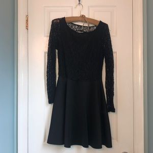 Black cocktail dress